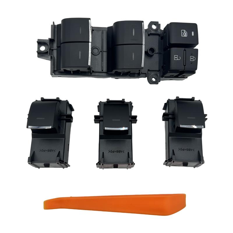 LHD For Toyota Rav4 xa50 2019-2020 2021 2022 2023 Car Lighted LED Power Window Main Switch Backlight Masteres Switch