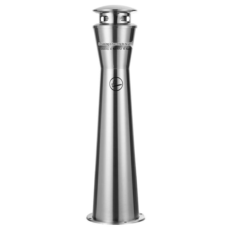 Outdoor Stainless Steel Vertical Ashtray Column