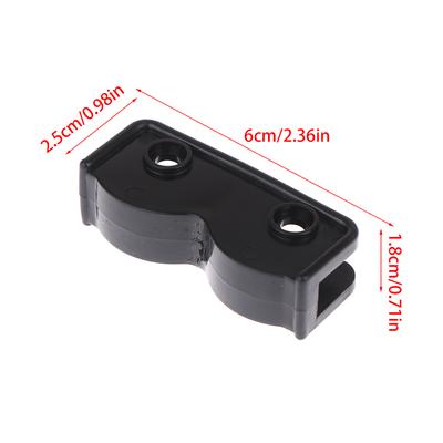 1 Pieza Conector de Repuesto para Tienda de Campaña Conector para Toldo de Gazebo Plástico Negro Soporte Rectangular Accesorios para Tienda de Campaña al Aire Libre