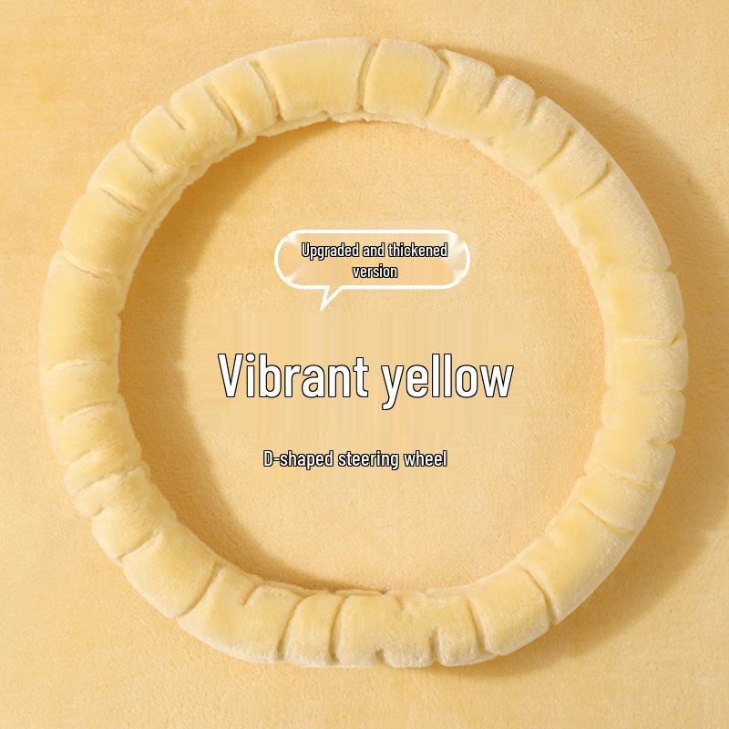 Winter Velvet Steering Wheel Cover - Plush, Warm, Universal Fit