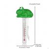 Frosch Poolthermometer zweisprachigSkala Schwimmendes Thermometer Mit Schnur Genau