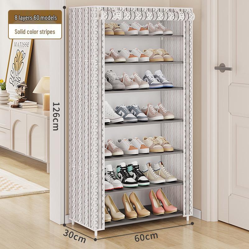 2022 Modern Fabric Shoe Rack - Dustproof, Multi-Layer Storage for Doorway & Dorms