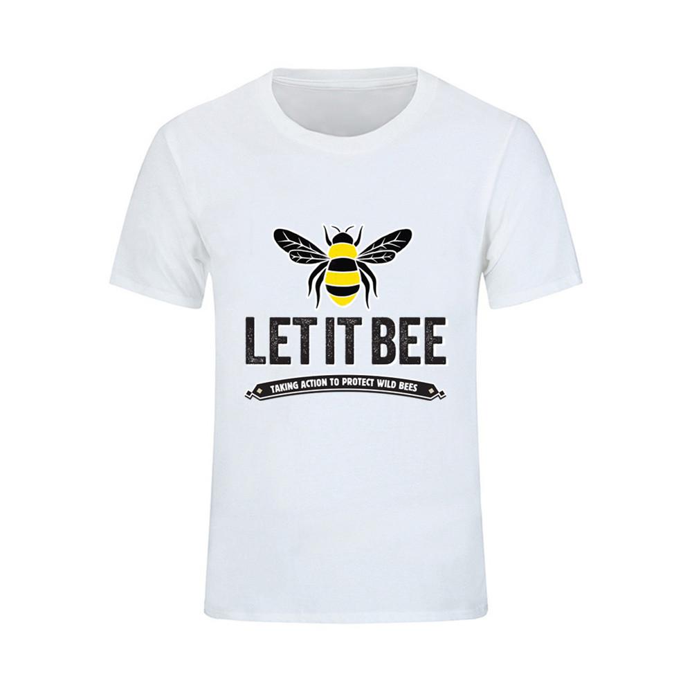 Honey Bee Fashion Funny T Shirt Lovely Personality Man Art Custom Cotton O Neck T