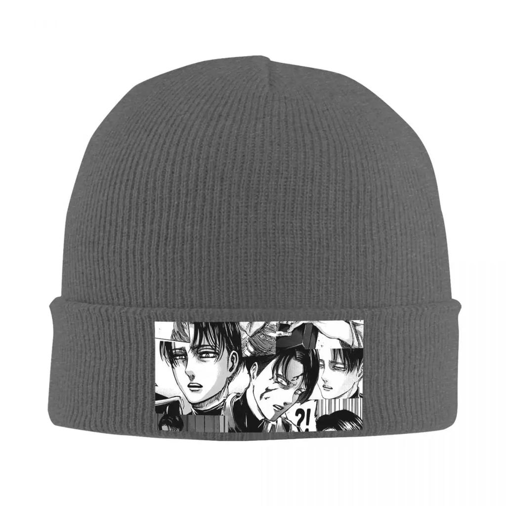 Levi AckerUnisex Attack On Titan Warm Knitted Cap Winter Knit Bonnet Hat Skullies Beanies Hip Hop Caps for Unisex