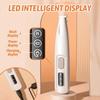 Pet Grooming Electric Hair Clipper, Low-noise USB Rechargeable Dog Nail Trimmer with LED Lights