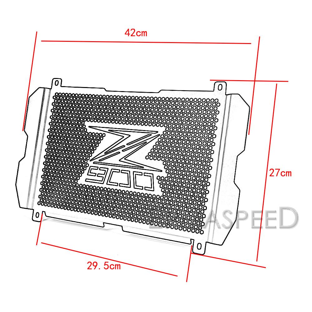For Z900 2017 2018    Motorcycle Radiator Grille Guard Cover Protector Motorcycle