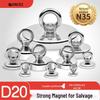 JONEVEE Strong Neodymium Fishing & Salvage Magnet
