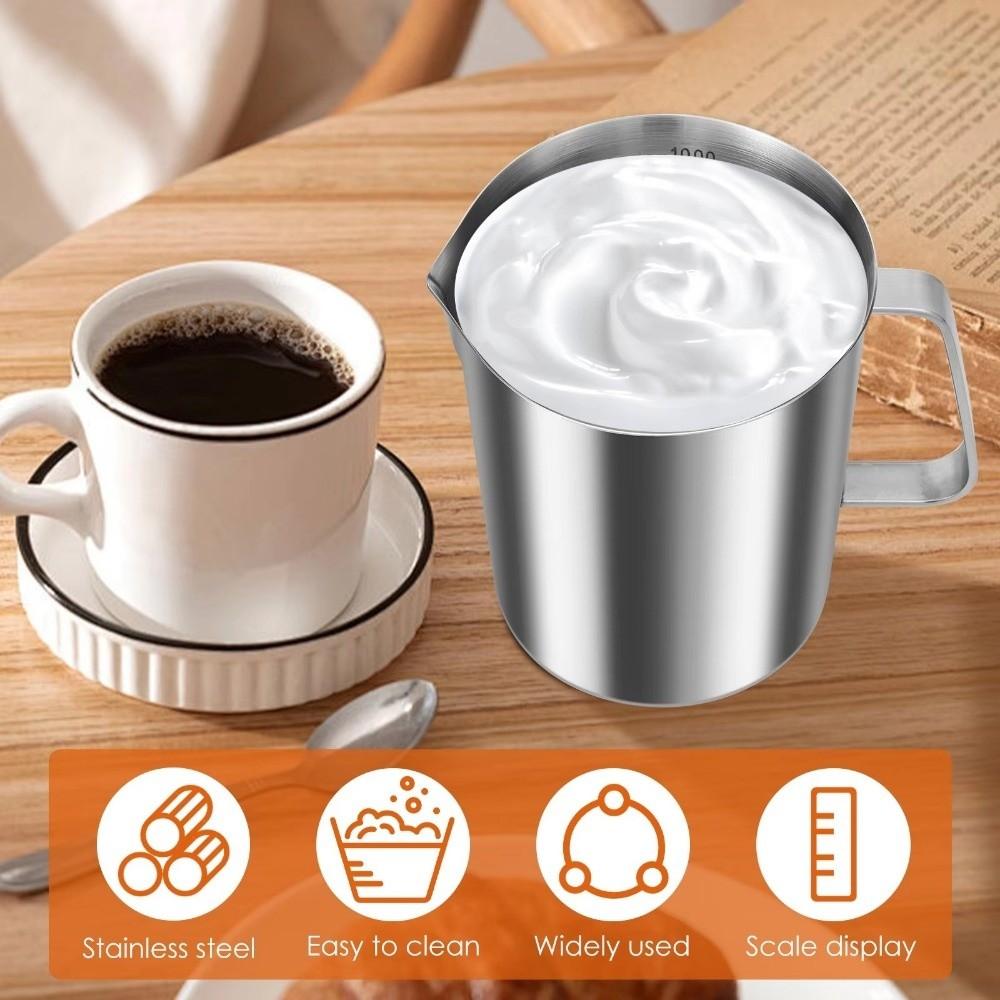 Stainless Steel Stainless Steel Cup 500/1000/1500/2000ML Coffee Latte Cup Home Kitchen