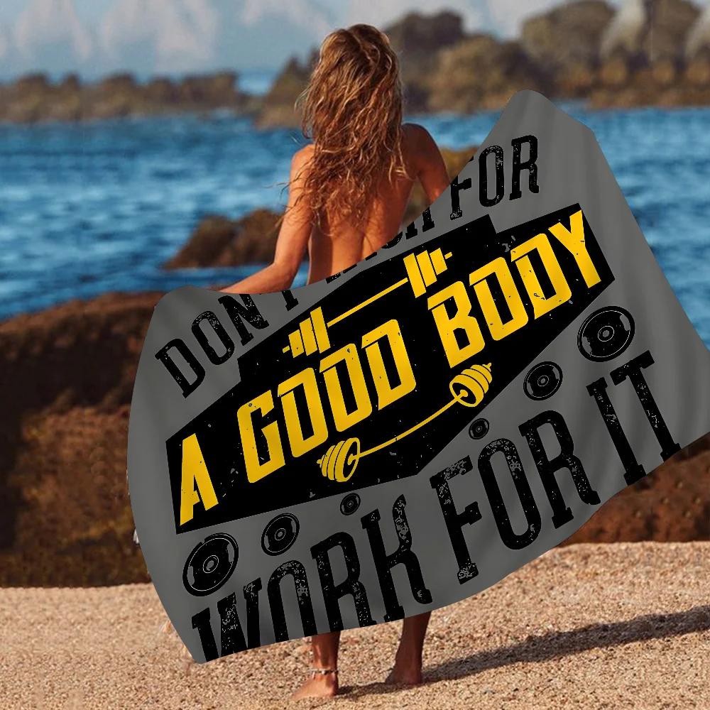 Powerhouse Gym Handtuch Mikrofaser Strandhandtuch Saugfähig Schnelltrocknend Weich Yoga Schwimmen Resort Bergsteigen Handtuch
