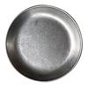 Seekdem Stainless Steel Retro Old Plates for Outdoor Camping Dinner Plates Classic Stainless Steel Flat Plates Set of 4 SD-ODP21B-4P