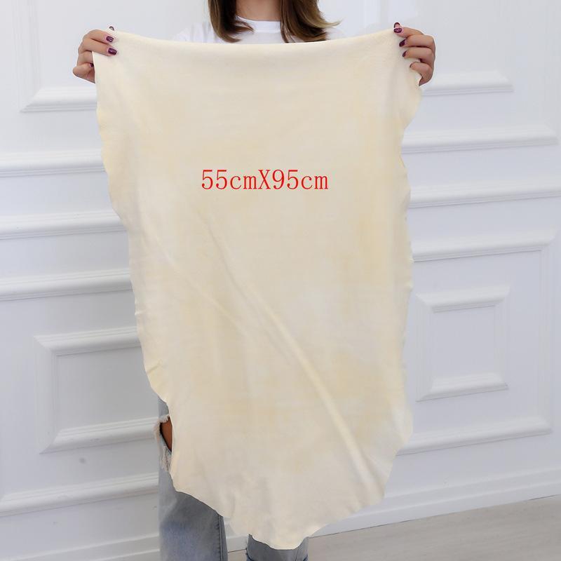 Large Natural Deerskin Suede Car Drying Towel - Quick Absorbing, Quick-Drying, Premium Quality