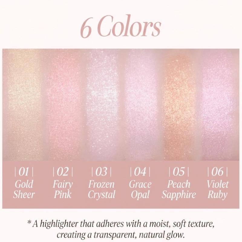 Clio Prism Highlighter 8g (6 Colors)