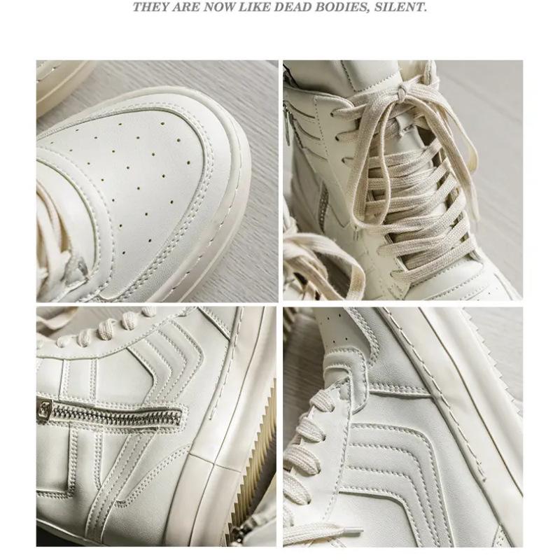 Męskie buty wysokie niszowe uliczne 2025-X170