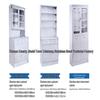 Shandong Stainless Steel Hospital Treatment Cabinet with Outward-Opening Four Doors and Shelves