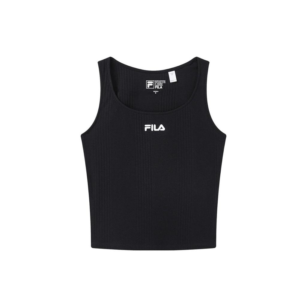 Fila Embroidered Logo Round Neck Tank Top Women Tops Legendary-Blue F11W329106FNV
