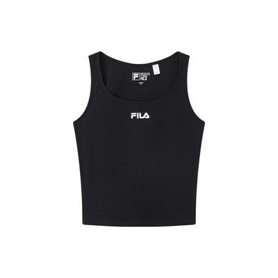 Embroidered Logo Round Neck Tank Top Women Tops Legendary-Blue F11W329106FNV