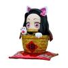 11cm Φιγούρα Anime Demon Slayer Kamado Nezuko Γάτα της Τύχης Κλουβί Μεταμφίεσης Εσωτερικό Χαριτωμένο Μοντέλο Παιχνίδι Συλλογή Δώρου Φιγούρα Δράσης