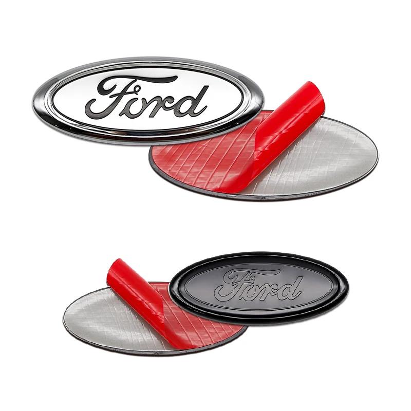 Neuer 2026 Autoaufkleber ABS Auto Frontgrill Heckklappe Logo Emblem Aufkleber für Ford Focus Mondeo Edge Ecosport Ranger Fiesta Fusi