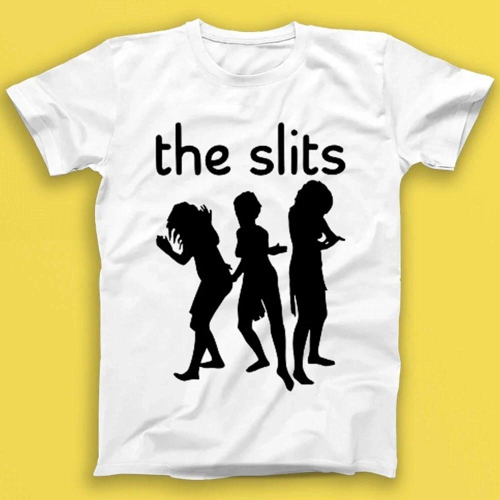 

The Slits Cut Silhouettes Punk Rock Music White Unisex T-shirt S-5XL Q8174 M