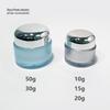 50g Round Lid Cream Bottle & 10g Cylindrical Bottle - Empty Acrylic Travel Bottles for Face Cream, Luxury Masks & Nail Polish.