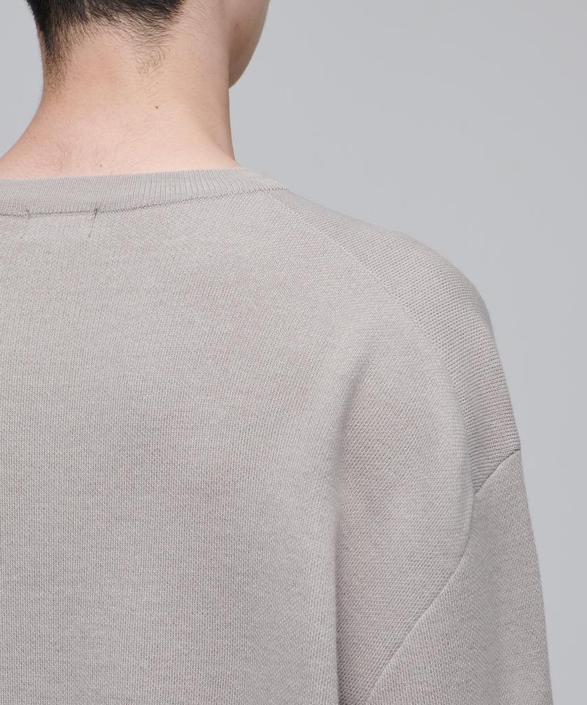 Musinsa Standard Minimal Oversized Crew Neck Knit [Mushroom]