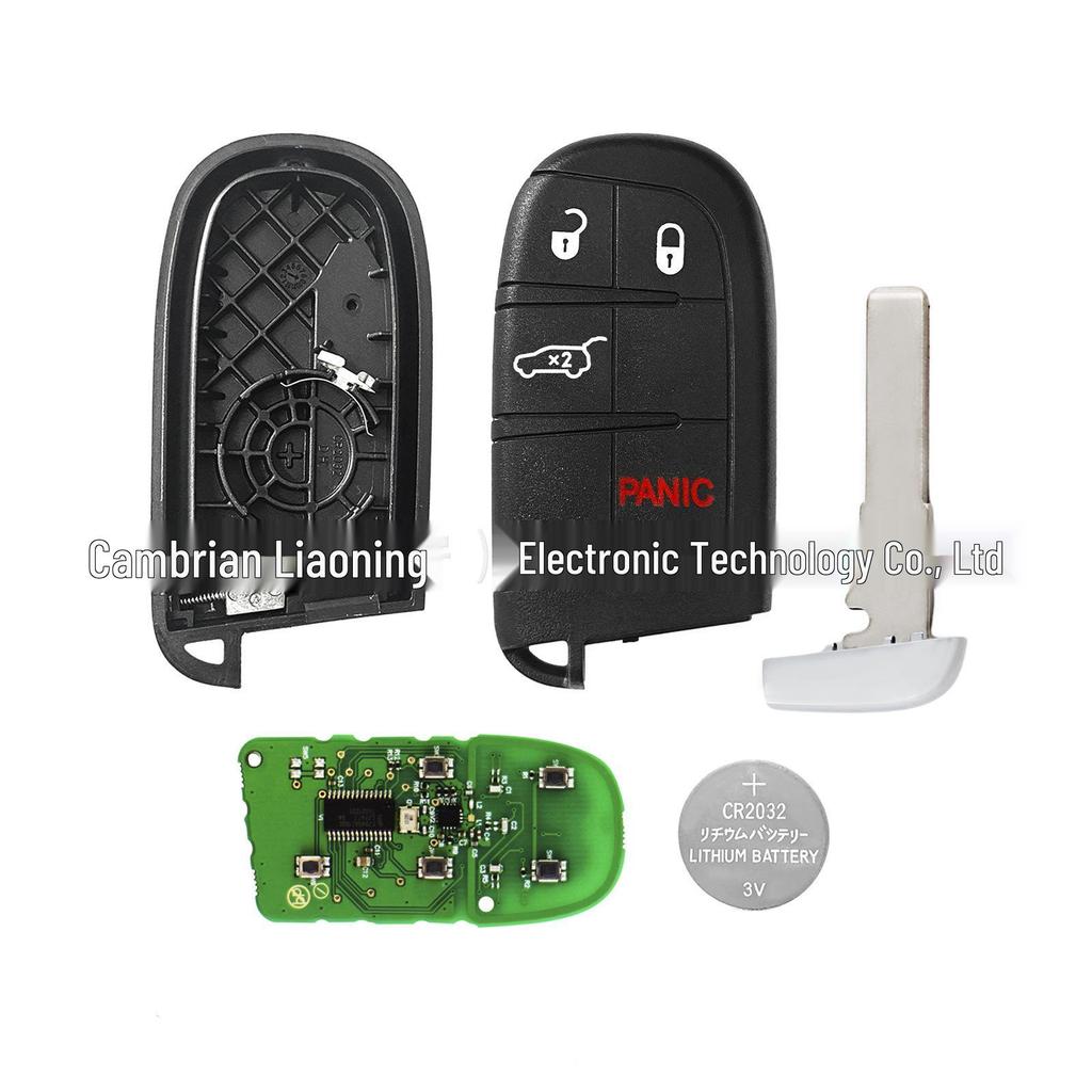 Compatible 5-Button Remote Key for Dodge Jeep Compass JEEP COMPASS (M3N-4082130)