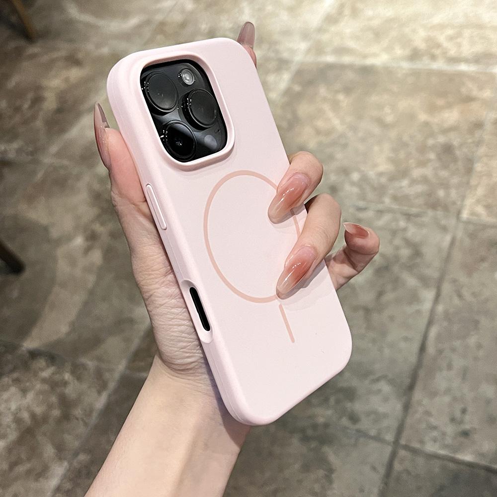 For Magsafe Original Liquid Silicone Phone Case For iPhone 15 16 Pro Max 16E 14 Plus 13 12 11 Magnet Wireless Charge Back Cover