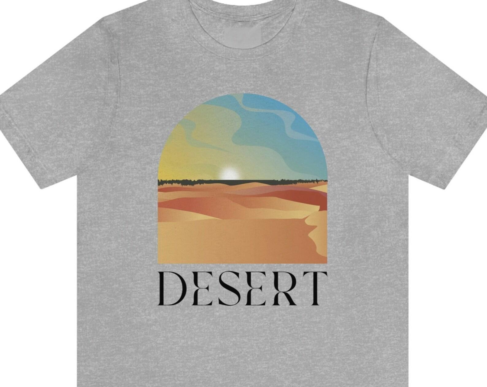 Desert sunset, outdoor t shirt, fun shirt, fathers gift, housewarming gift, desert, sunset, mothers day gift, warm weather tee XL