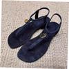 Sheepskin Version~ Retro Metal Buckle Toe Flat Sandals Versatile Simple Word with Roman Beach Cool Slippers Women