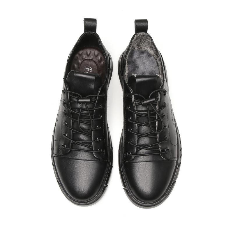 

Мужская обувь осень и зима обувь из коровьей кожи мужская модная обувь универсальная британская простая большого размера кеды 38