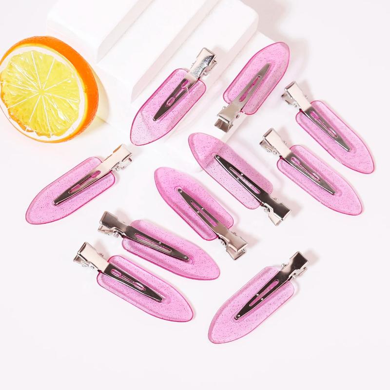10-50pcs seamless fashion girl transparent hair clips makeup facial accessory clips styling hair clips Special for real hair wig