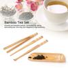 4PCS Set Bamboo Chinese Tea Set Tea Spoon Tea Ceremony Tools Gongfu Tea Set  Tea Ceremony