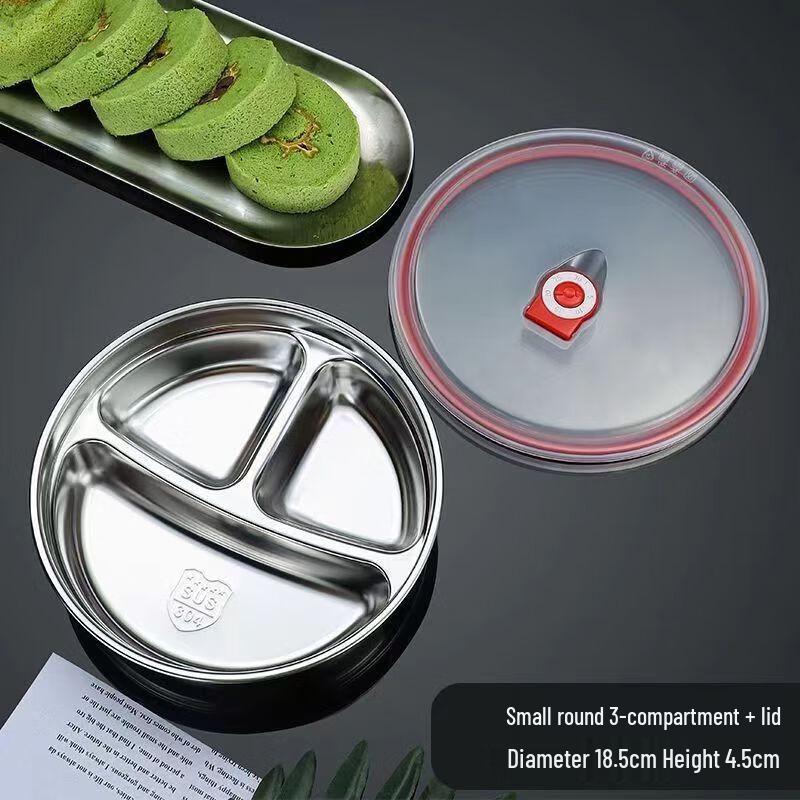 

Stainless Steel Divided Meal Tray Set