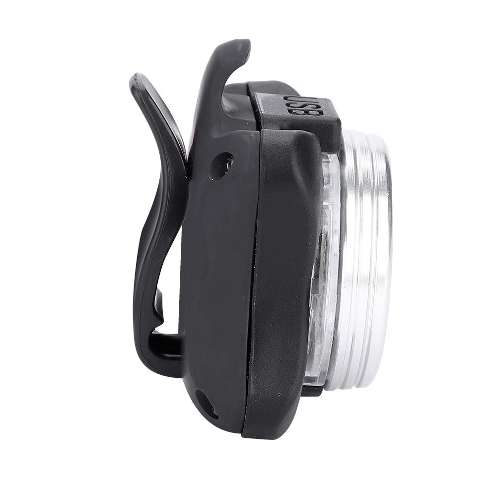 Outdoor Waterproof Plastic USB Bike Front Light Bicycle Head Lamp Mount