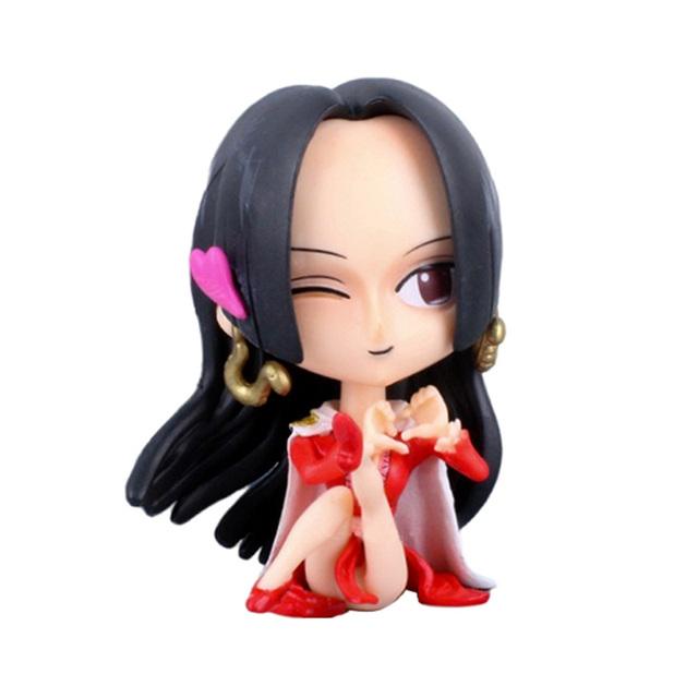 Q Version One Piece Luffy Figure Roronoa Zoro Manga Anime Figure Statue PVC Action Collection Model Toys For Children