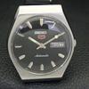 JAPAN VINTAGE SEIKO 5 AUTOMATIC 6309A MENS BLACK COLOR DIAL WATCH a701451-5 R206b-a701451