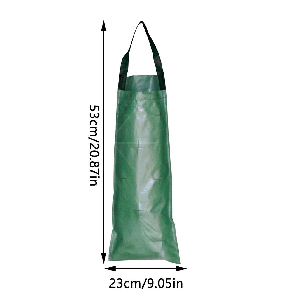 Hanging Strawberry Planting Bag Vertical Garden PE Flower Grow Bag Flower Vegetable Planter Indoor Outdoor Decor