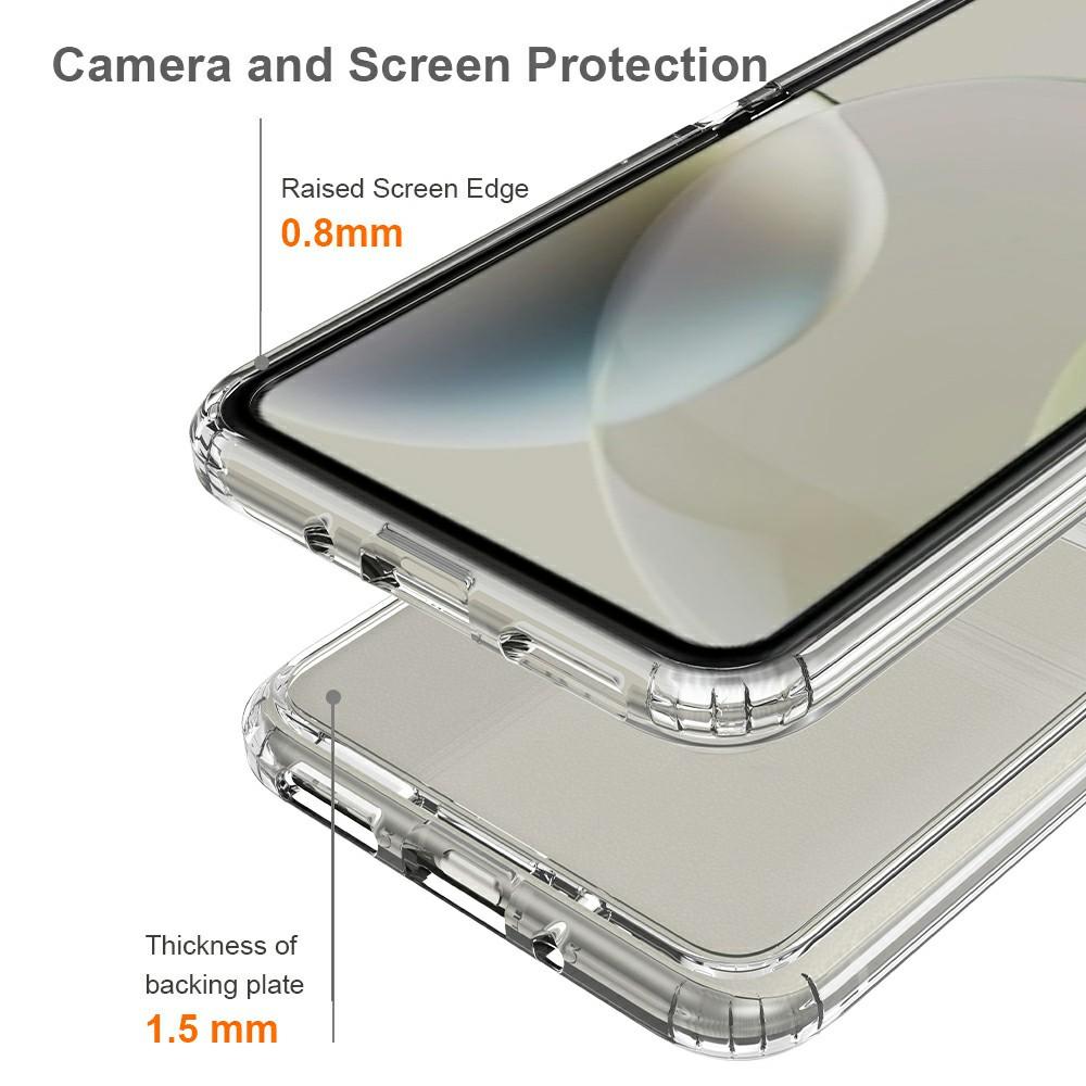 For Motorola Moto Razr 2023 Case TPU + Acrylic Clear Phone Cover, Integrated Design