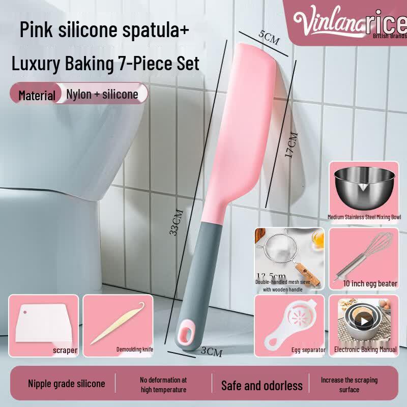 

Small Food-Grade Silicone Baking Scraper Spatula