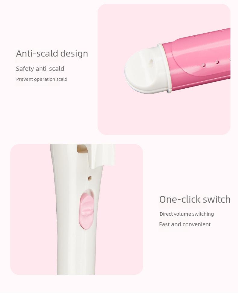 Dual-Purpose Curling and Straightening Iron: Gentle on Hair, Perfect for Bangs.
