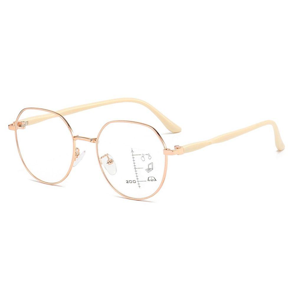 Progressive Multi-Focus Reading Glasses For Men Women Anti-Blue Light Near Far Presbyopia Eyeglasses Square Round Eyeglasses