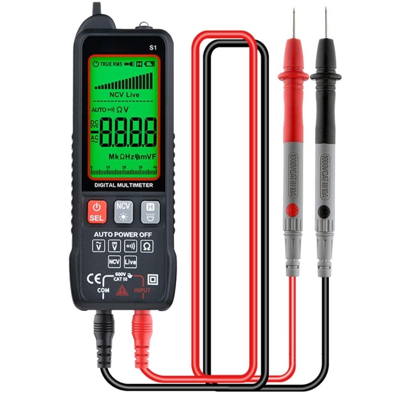 

Portable Digital Multimeter with Clear Display for Engineers & Technicians Multifunctional Use Household Circuit Testing 1