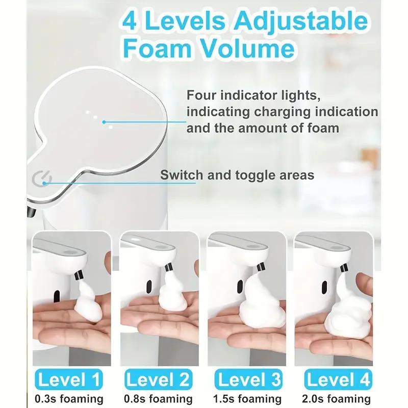 Automatischer Seifenspender P9 Smart Schaumwaschen 400ml Tischaufstellung Wandmontage Hand-out Induktionsseifenspender