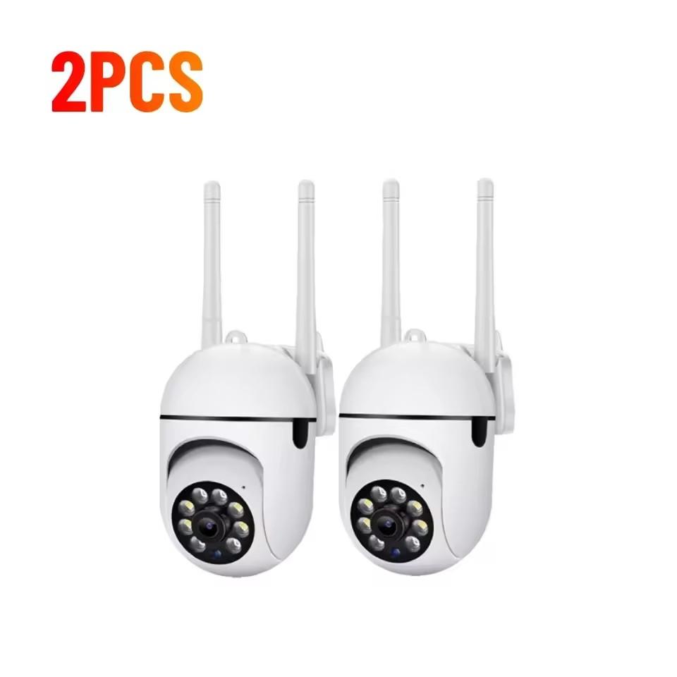 5Pcs 5MP WiFi Camera 2.4G Security Surveillance PTZ IR Night Vision Motion Detection Home Security Camera with 2 Antennas for Child