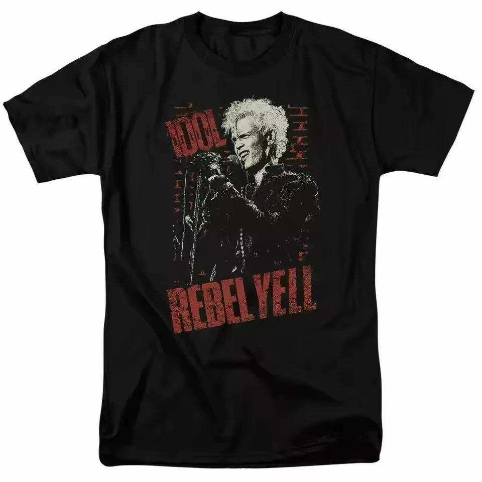 Billy Idol Brick Wall Rebel Yell T-Shirt 3XL