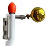 1 Piece Double Bells Rod Clip Fishing Bite Alarms Fishing Rod Bells Ring Induction Lamp Bright Night Flash Led Without Battery