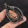Birds Eye Jasper Gemstone Pendant Copper Wire Wrapped Pendant Amazing Pendant Copper Jewelry Handmade Pendant Wire Wrap Jewelry Gift For Her