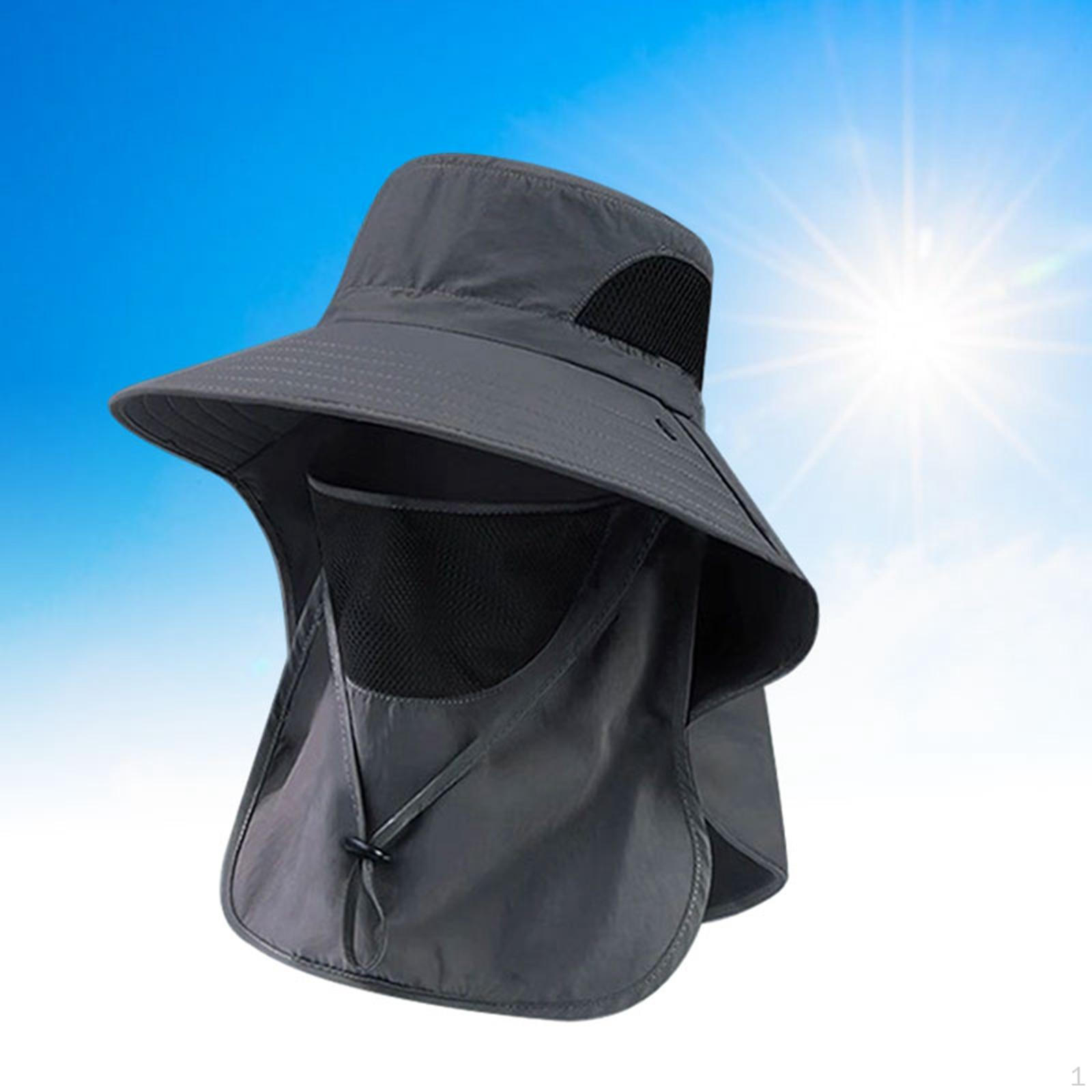 

Дышащая рыболовная кепка для мужчин с шейным клапаном, съемная крышка для лица для кемпинга