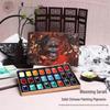 Rubens Ancient Blooming Chinese Painting Pigments Set - 12 Colors, Professional & Student Grade