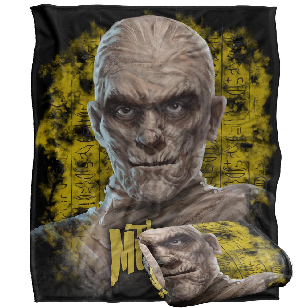 Universal Monsters Head The Mummy Blanket